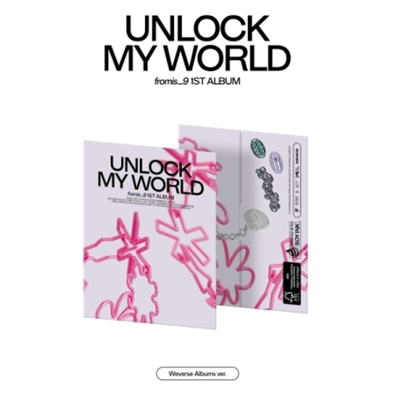 fromis_9  1st Album Unlock My World Weverse Albums Random ver