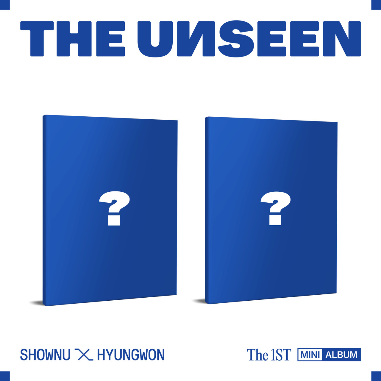 SHOWNU X HYUNGWON MONSTA X  1st Mini Album THE UNSEEN Random Ver