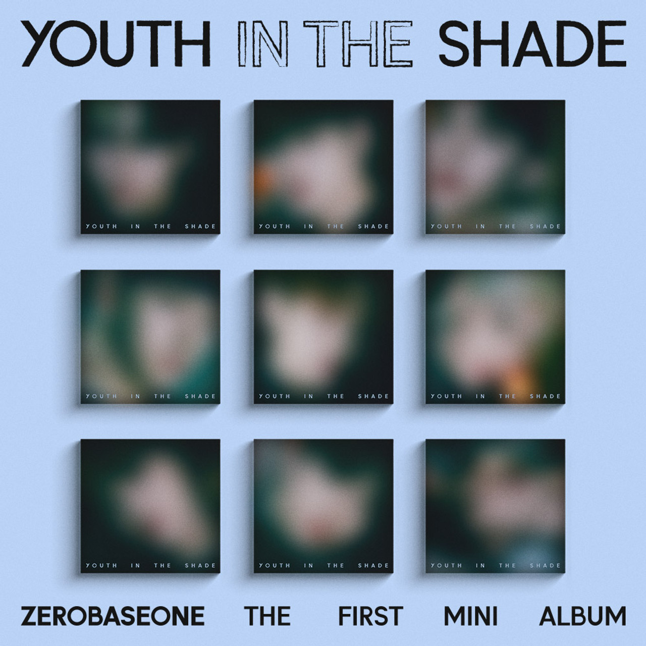 ZEROBASEONE 1st Mini Album YOUTH IN THE SHADE Digipack Random Ver