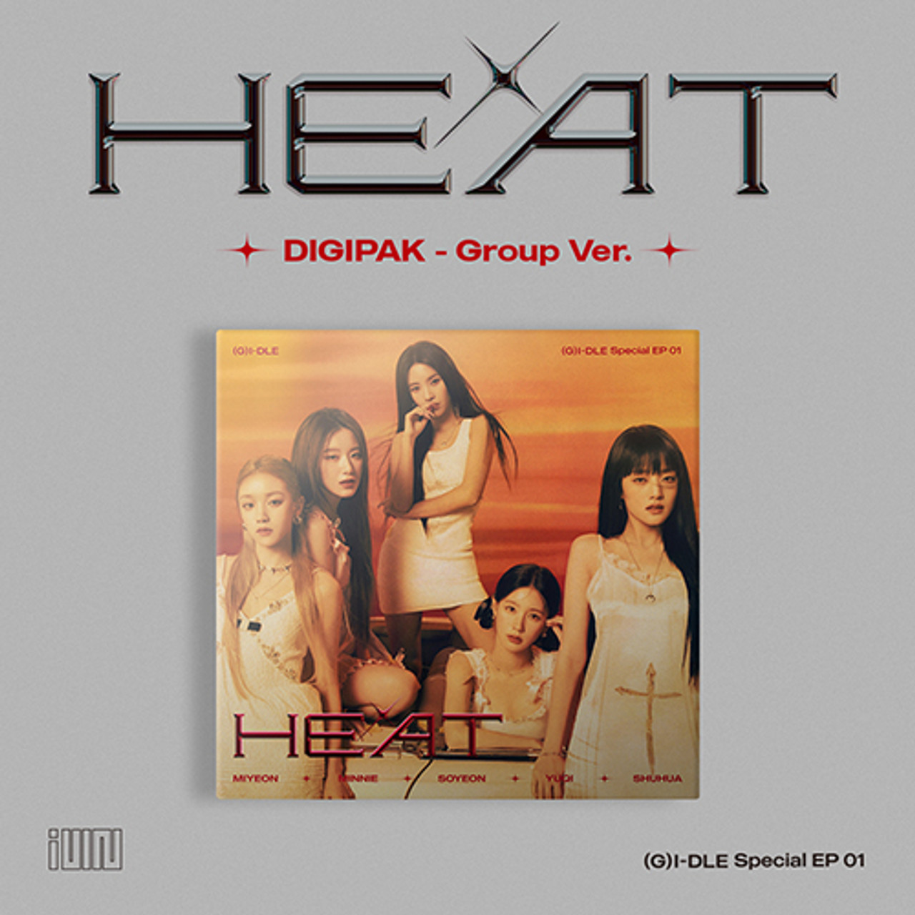GIDLE  Special 1st EP HEAT DIGIPAK  Group Ver