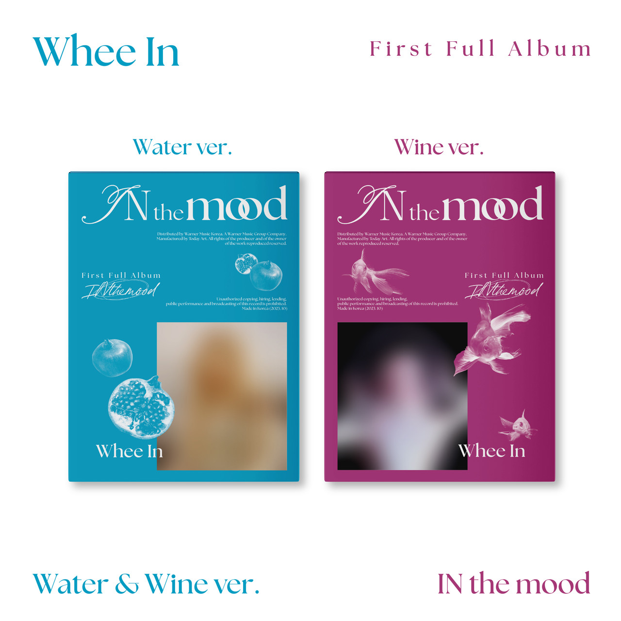 Whee In MAMAMOO  1st Full Album IN the mood Photobook Random Ver