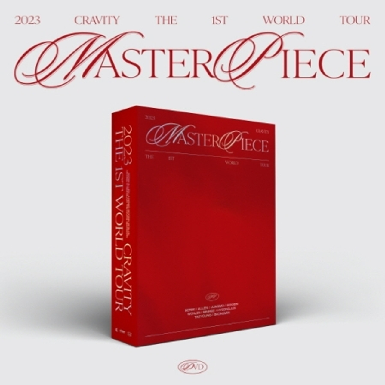 CRAVITY - 2023 CRAVITY THE 1ST WORLD TOUR ‘MASTERPIECE’ DVD