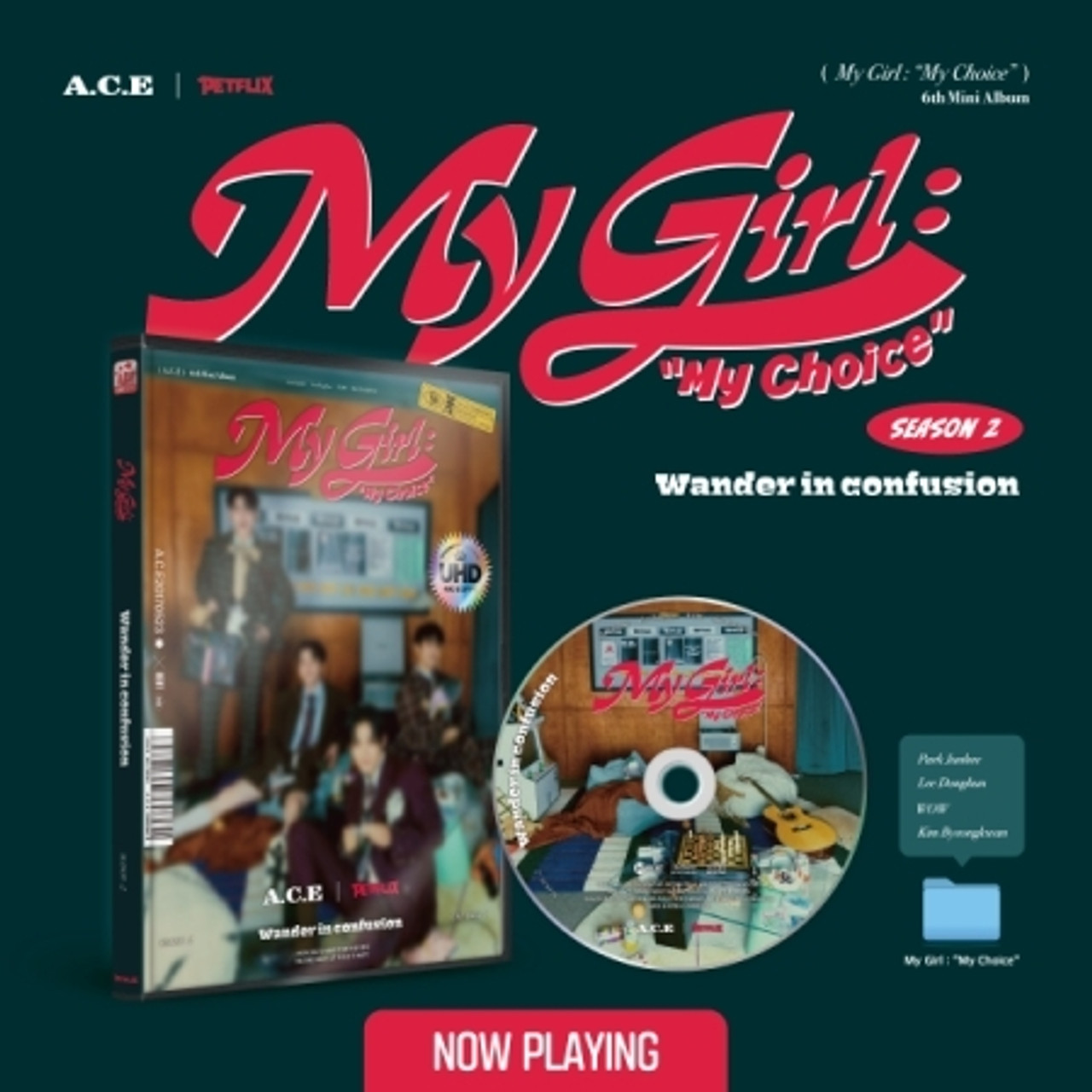 A.C.E - 6TH Mini Album [My Girl My Choice (My Girl Season 2  Wander in confusion)]