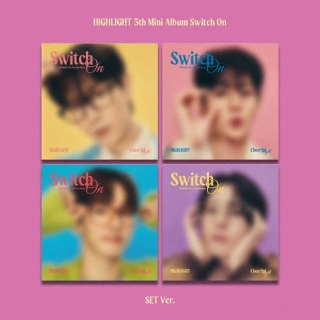 HIGHLIGHT  THE 5th MINI ALBUM  Switch On Digipack ver Random ver