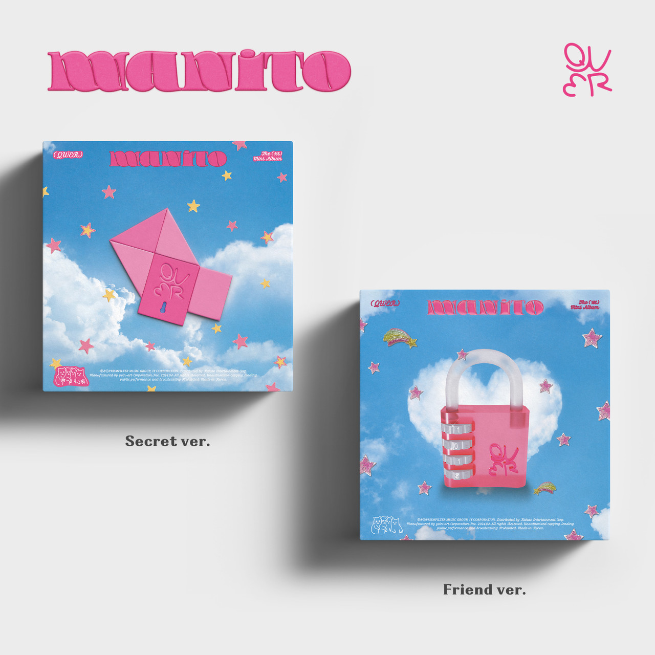 QWER アルバム 新品未開封 MANITO QWER - 1st Mini Album [MANITO] (Random Ver.) - interAsia