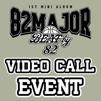 [VIDEO CALL EVENT2] 82MAJOR - 1st Mini Album [BEAT by 82] (Random Ver.)