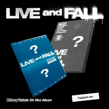Xdinary Heroes - 5th Mini Album [LIVE and FALL] (Tabloid Ver.) + Random Photocard (JYP SHOP)
