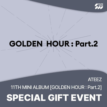 ATEEZ -  [GOLDEN HOUR : Part.2] (Random ver.) + Random Photocard (SW)