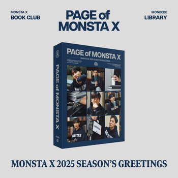 MONSTA X - 2025 SEASON’S GREETINGS : PAGE of MONSTA X + Random Photocard(SW)