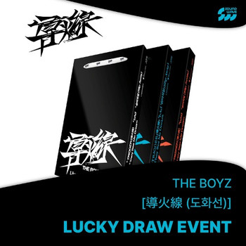 [LUCKY DRAW] THE BOYZ - 9th MINI ALBUM [導火線 (도화선)] (Flash Ver./Riot Ver./Vanguard Ver.)(Random Ver.) + Random Photocard (SW)