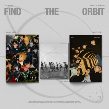 [LUCKY DRAW] CRAVITY - Single Album [FIND THE ORBIT] (WHO ver. / WE ver. / ARE ver.) (SET Ver.) + Random Photocard + Random Polaroid Photocard (SW)