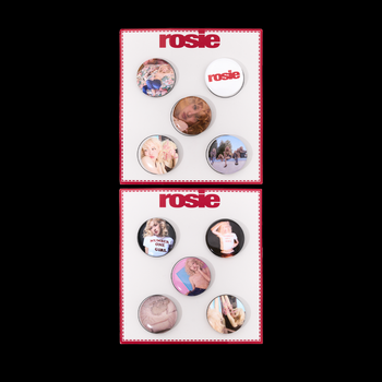 ROSÉ - [ROSIE] PIN BUTTON SET (B VER)