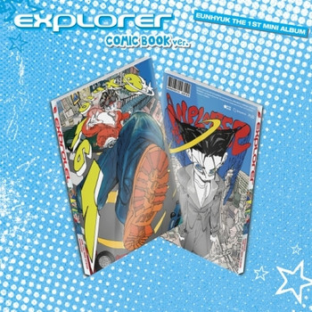 EUNHYUK - 1ST MINI ALBUM [EXPLORER] (Comic Book Ver.) + Random Photocard (BDM)
