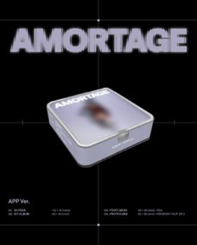 JISOO Mini Album  [AMORTAGE] (APP Ver) + Polaroid Photocard (YG)