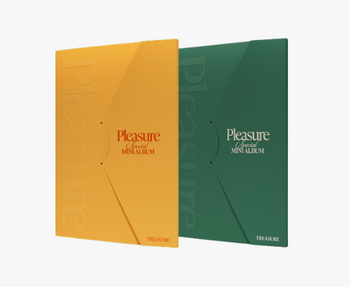 TREASURE - SPECIAL MINI ALBUM [PLEASURE] [YELLOW & GREEN VER.] Set + Weverse Early bird Gift (WS)