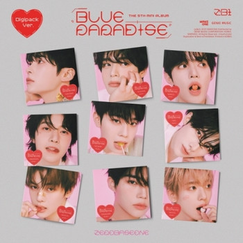 [LUCKY DRAW] ZEROBASEONE - The 5th Mini Album [BLUE PARADISE] (Digipack Ver.) (Random ver) + Random Photocard (APPLE MUSIC)