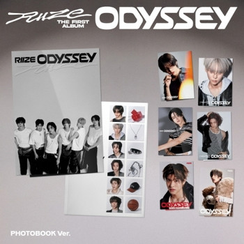 [LUCKY DRAW] RIIZE - 1st Album [ODYSSEY] (PHOTOBOOK Ver.) (7types Random Ver.) + Random Photocard (APPLE MUSIC)