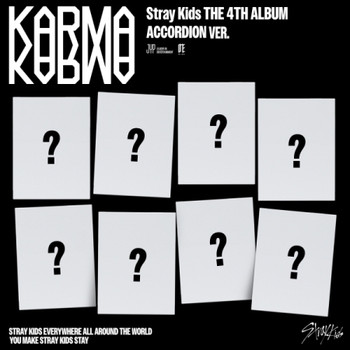 Stray Kids - 4TH ALBUM [KARMA] (ACCORDION VER.) (8types Random Ver.)