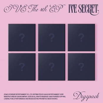 IVE - THE 4TH EP [IVE SECRET] (Digipack ver. ) (6types Random Ver.) + Random Photocard (Starship Square)