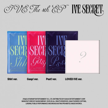 IVE - THE 4TH EP [IVE SECRET] (VER SET / LOVED IVE Ver.) + Random Photocard (Starship Square)