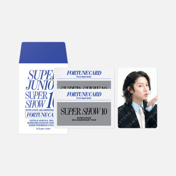 SUPER JUNIOR - CONCERT 'SUPER SHOW 10' MD : FORTUNE SCRATCH CARD SET