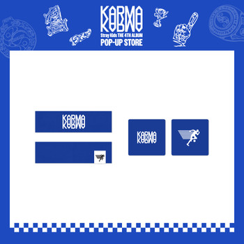 Stray Kids - POP-UP STORE [KARMA] MD : HEAD BAND & SWEAT BAND SET