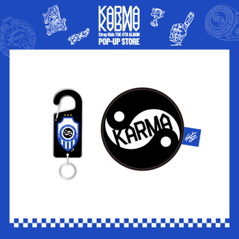 Stray Kids - POP-UP STORE [KARMA] MD : ACRYLIC CARABINER & BALL POUCH SET