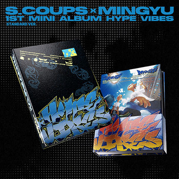 S.COUPS X MINGYU - 1st Mini Album ‘HYPE VIBES’ (STANDARD Ver.) (COMBI VER./ BUDDY VER.) (2types Random Ver.) + Random Photocard (SW)
