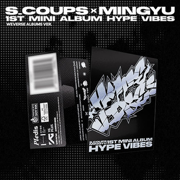 S.COUPS X MINGYU - 1st Mini Album ‘HYPE VIBES’ (Weverse Albums ver.) + Polaroid Photocard + Logo Transparent Photocard (SW)