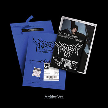 [LUCKY DRAW] KEY - 3RD ALBUM [HUNTER] (Archive Ver.) + Random Photocard (APPLE MUSIC)