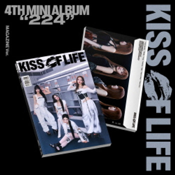 [LUCKY DRAW] KISS OF LIFE - 4TH MINI ALBUM [224] (Magazine Ver.) + Random Photocard (muvve)
