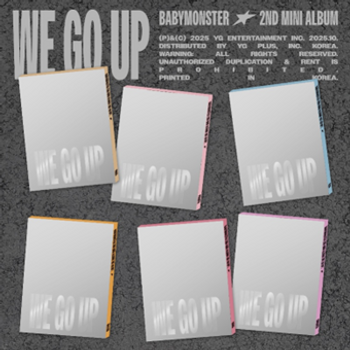 BABYMONSTER - 2nd MINI ALBUM [WE GO UP] (PATTERN Ver.) (6types Random Ver.) + Random Photocard (KNPOPS)