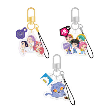  KPOP DEMON HUNTERS - OFFICIAL LIGHT STICK KEYRING CHARM (HUNTRIX Ver.)