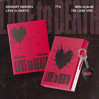 Xdinary Heroes - 7TH MINI ALBUM [LXVE TO DEATH] (TIN CASE ver.) + Random Photocard (BDM)