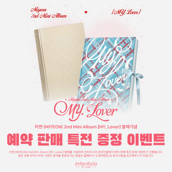 MIYEON - 2nd Mini Album [MY, Lover] (2types Random Ver.) + interAsia Exclusive Photocard