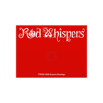 TWICE - 2026 SEASON'S GREETINGS [RED WHISPERS] + Photocard SET (FANS SHOP)