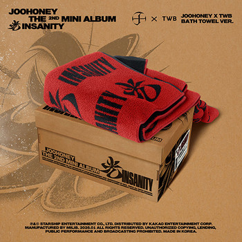 JOOHONEY - THE 2ND MINI ALBUM 光 (INSANITY) (JOOHONEY X TWB BATH TOWEL VER.)