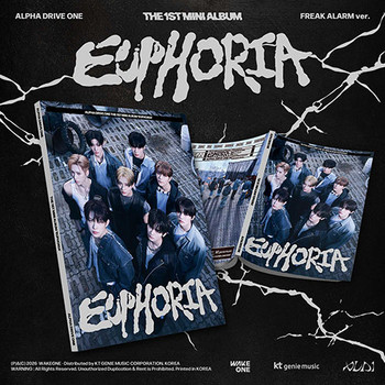 [LUCKY DRAW] ALPHA DRIVE ONE - THE 1ST MINI ALBUM [EUPHORIA] FREAK ALARM ver. + Random Photocard (APPLE MUSIC)