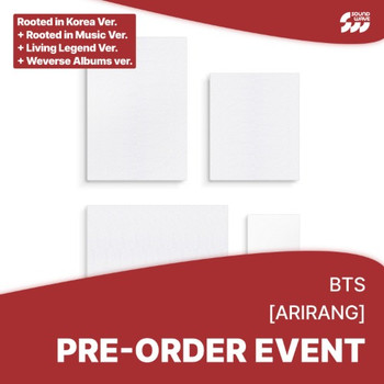 BTS - ARIRANG (4 SET) (Rooted in Korea Ver. / Rooted in Music Ver. / Living Legend Ver. / Weverse Albums ver.) + 7 Photocards Set + Removable Logo Sticker (SW)