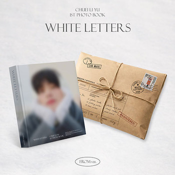 CHUEI LI YU - 1st PHOTO BOOK [WHITE LETTERS] (FROM ver.) + Random Photocard (APPLE MUSIC)