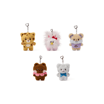 ILLIT - 2nd Debut Anniversary OFFICIAL MD : Plush Keyring (CHEETIE)
