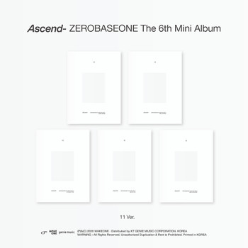 ZEROBASEONE - The 6th Mini Album [Ascend-] (11 Ver.) (5types Random Ver.) + Random Photocard (APPLE MUSIC)