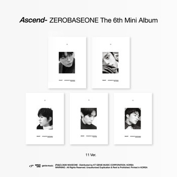 [LUCKY DRAW] ZEROBASEONE - The 6th Mini Album [Ascend-] (11 Ver.) (5types Random Ver.) + Random Photocard (APPLE MUSIC)