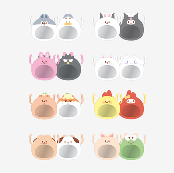 Stray Kids - PLUSH PVC CROSS BAG - SKZOO X SANRIO CHARACTERS (Wolf Chan X ANIRUNOPEKKLE)