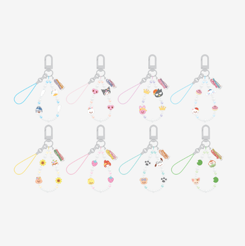 Stray Kids - PHONE BEADS STRAP - SKZOO X SANRIO CHARACTERS (Leebit X KUROMI)