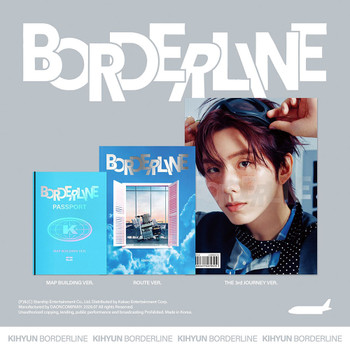 KIHYUN (MONSTA X) - (VER SET) KIHYUN EP BORDERLINE (THE 3rd JOURNEY VER. / ROUTE VER. / MAP BUILDING VER.) + Photocard SET (Starship Square)