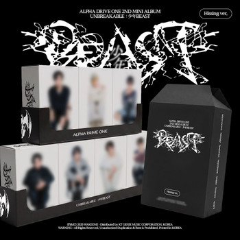 ALPHA DRIVE ONE - 2ND ALBUM [UNBREAKABLE : 少年BEAST] (Hissing Ver.) (7types Random Ver.) + Random Photocard (MAKESTAR)