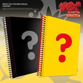 NEXZ - The 4th Mini Album SAUCIN' (BLACK ver. / YELLOW ver.) (2types Random Ver.) + Photocard (FANS SHOP)