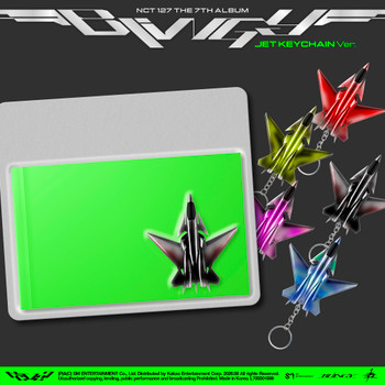 NCT 127 - 7th Full Album [BLINGY] (JET Keychain Ver.) (5types Random Ver.)