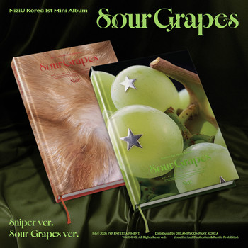 NiziU - 1st Mini Album [Sour Grapes] (Sniper Ver. / Sour Grapes Ver.) (2types Random Ver.) + Random Photocard (BDM)